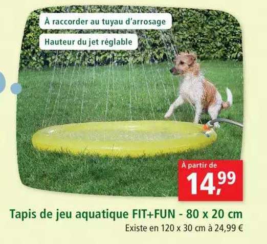 tapis de jeu aquatique fit+fun