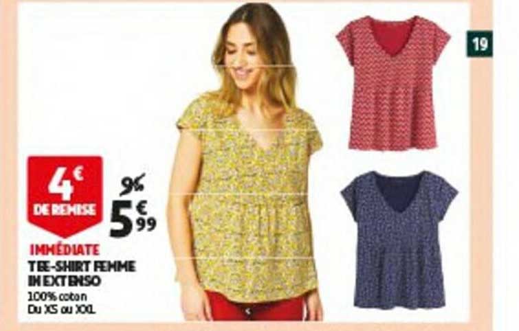 tee-shirt femme in extenso