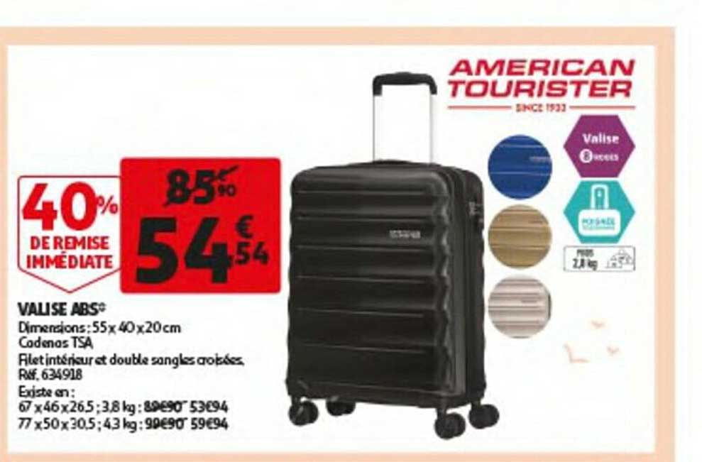 valise abs american tourister