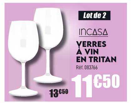 verres à vin en tritan incasa