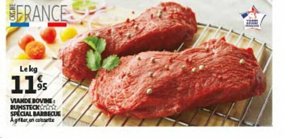 Viande Bovine : Rumsteck Spécial Barbecue