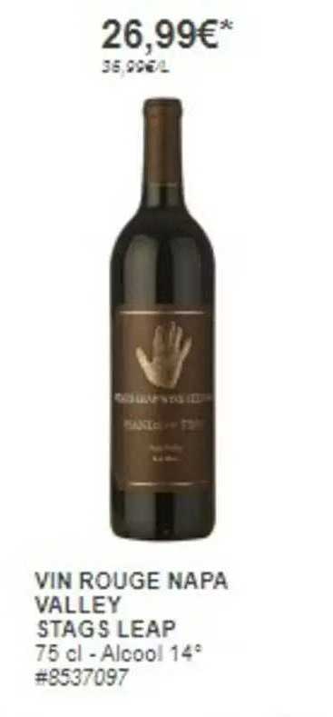vin rouge napa valley stags leap