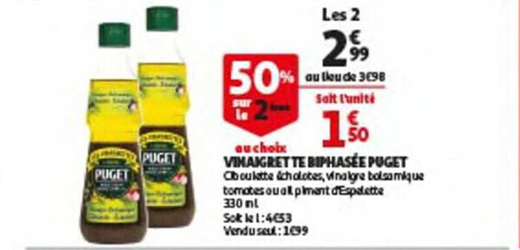 Vinaigrette Biphasée Puget