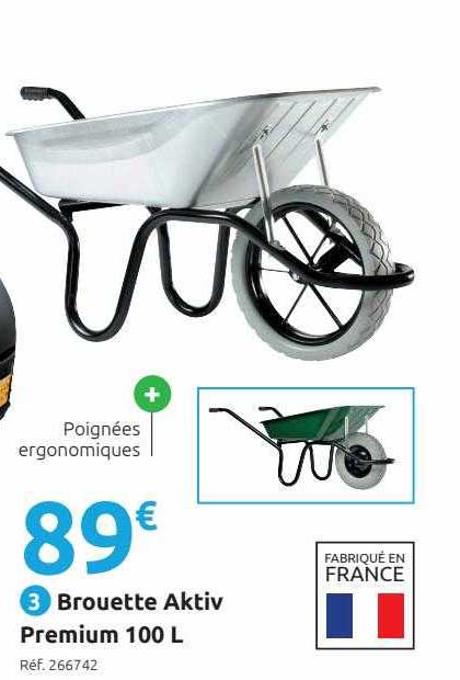 brouette aktiv premium 100l