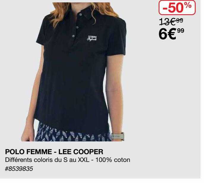polo femme - lee cooper