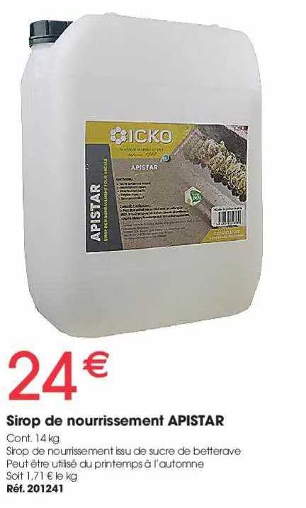 sirop de nourrissement apistar