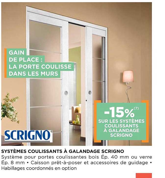 systèmes coulissants à galandage scrigno