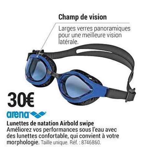arena lunettes de natation airbold swipe