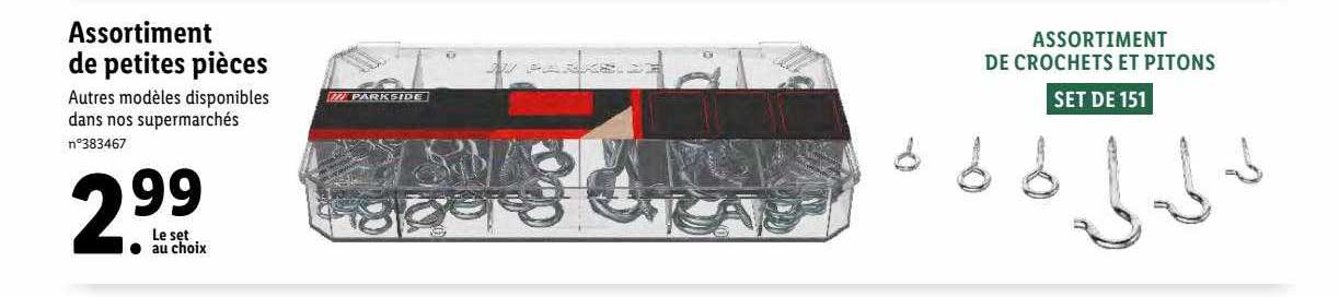 assortiment de petites pièces