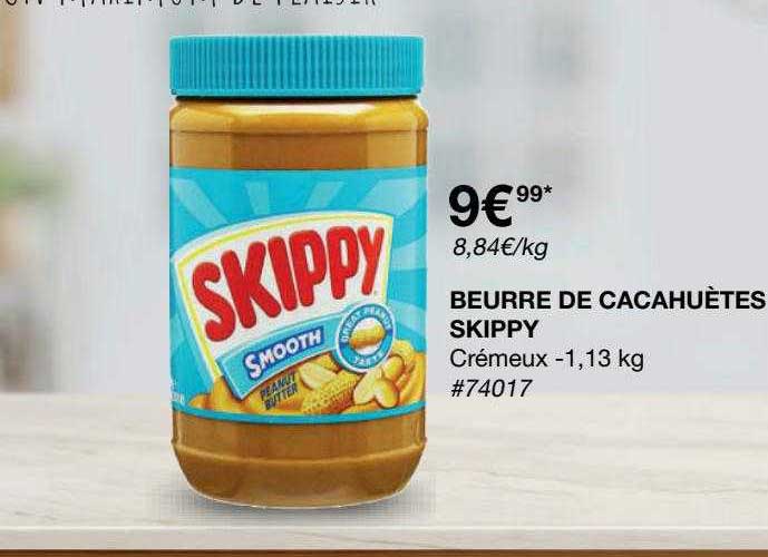 beurre de cacahuètes skippy