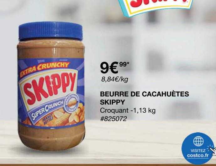 beurre de cacahuètes skippy