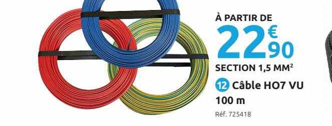 câble ho7 vu 100 m