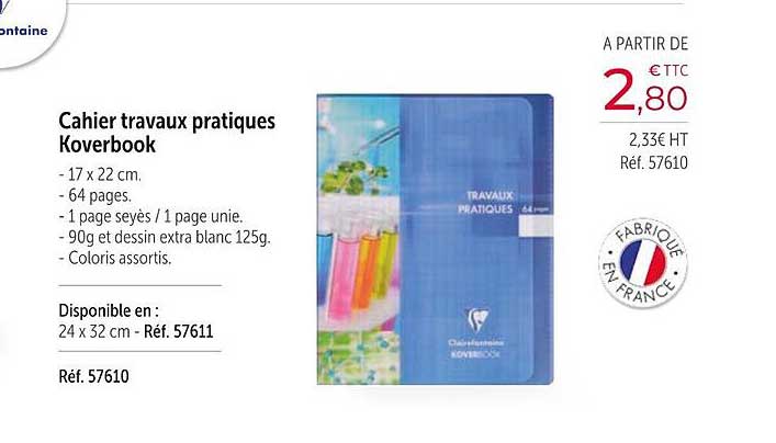 cahier travaux pratiques koverbook