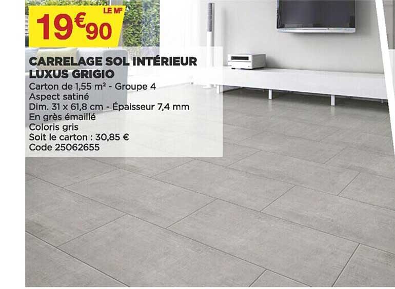carrelage sol intérieur luxus grigio