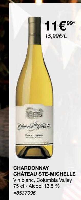 chardonnay château ste-michelle