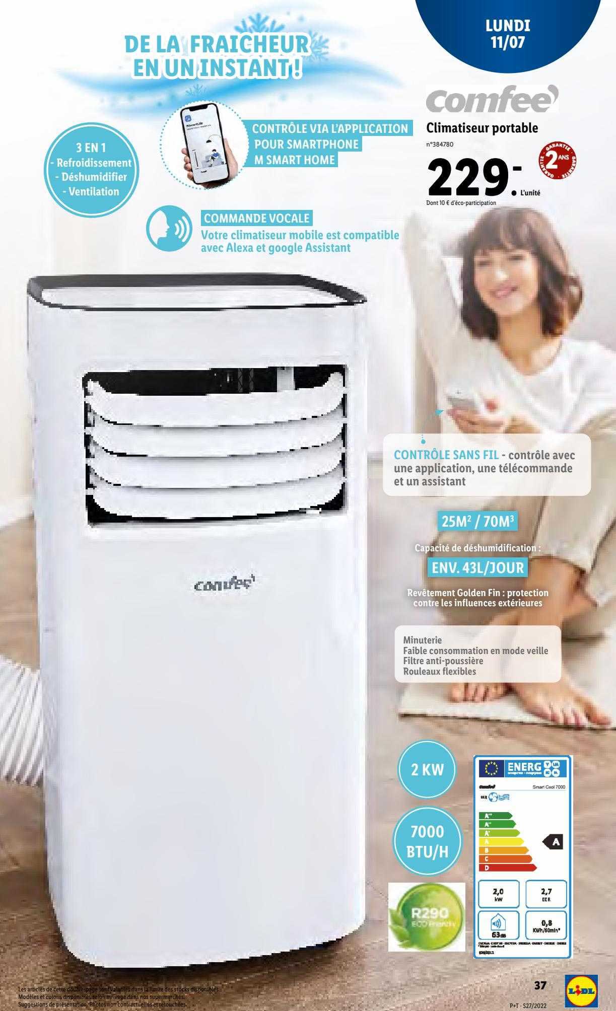 Comfee Climatiseur Portable