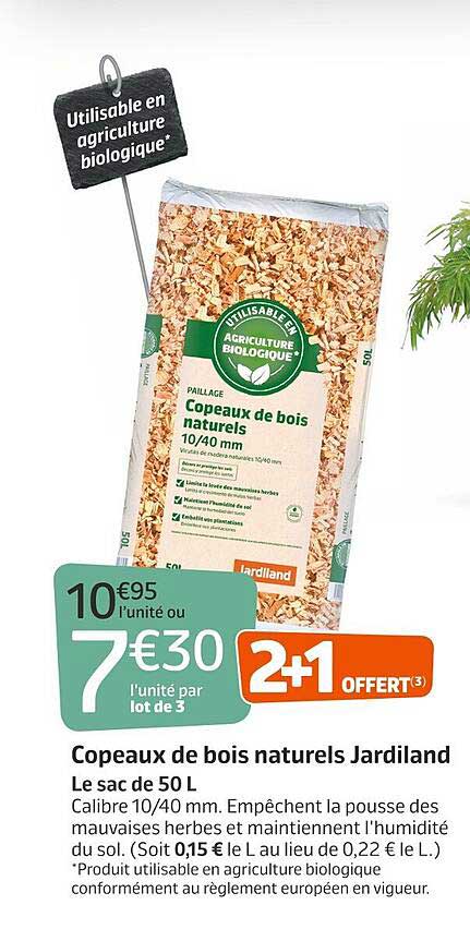 corpeaux de bois naturels jardiland