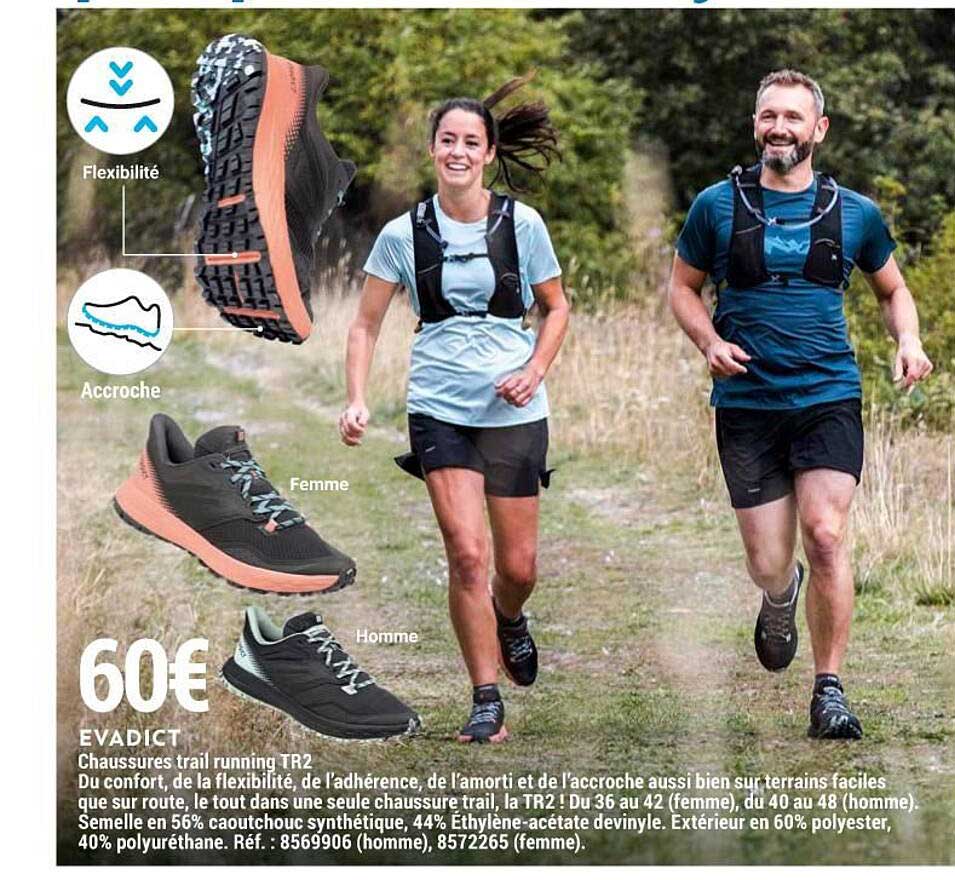 evadict chaussure trail running tr2