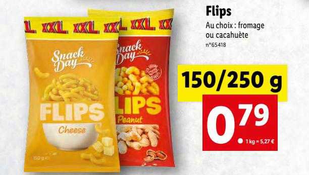 flips snack day