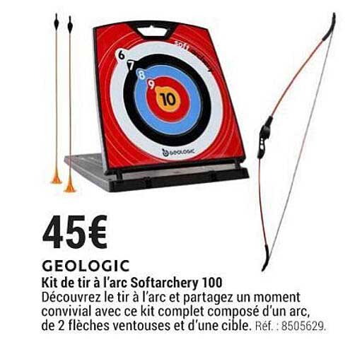 geologic kit de tir à l'arc softarchery 100
