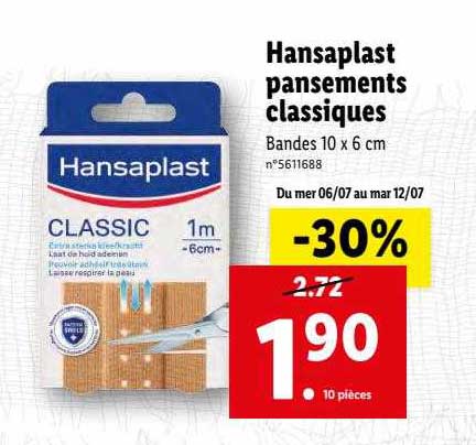 Hansaplast Pansements Classiques