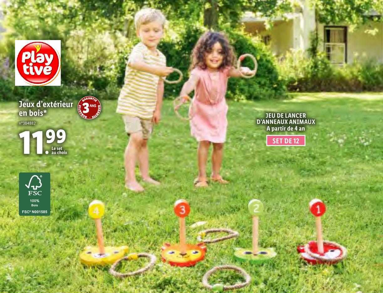 jeux d'extérieur en bois