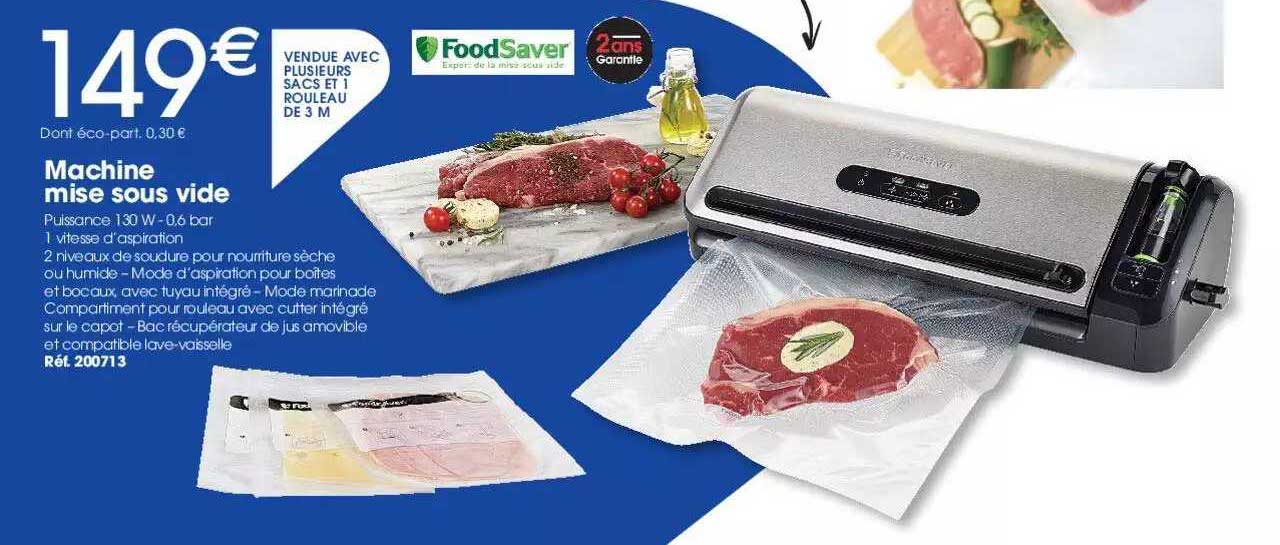 machine mise sous vide FoodSaver