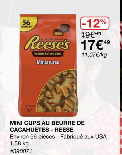 Mini Cups Au Beurre De Cacahuètes - Reese