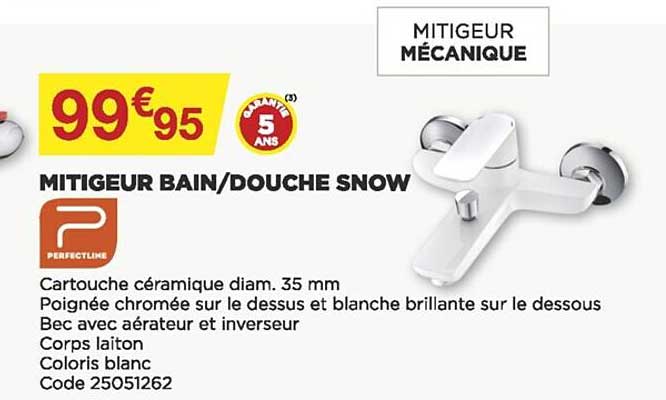 mitigeur bain-douche snow