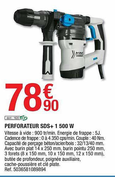 perforateur sds+ 1500 w