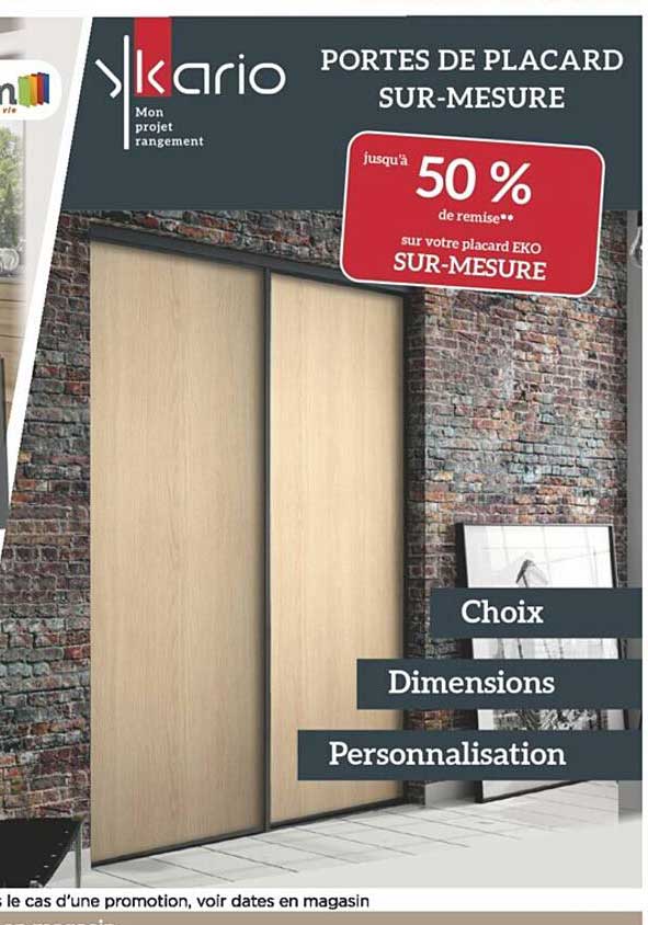 portes de placard sur mesure
