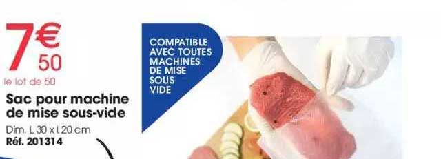 sac pour machine de mise sous-vide