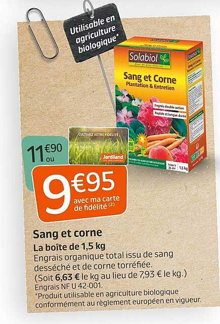 sang et corne
