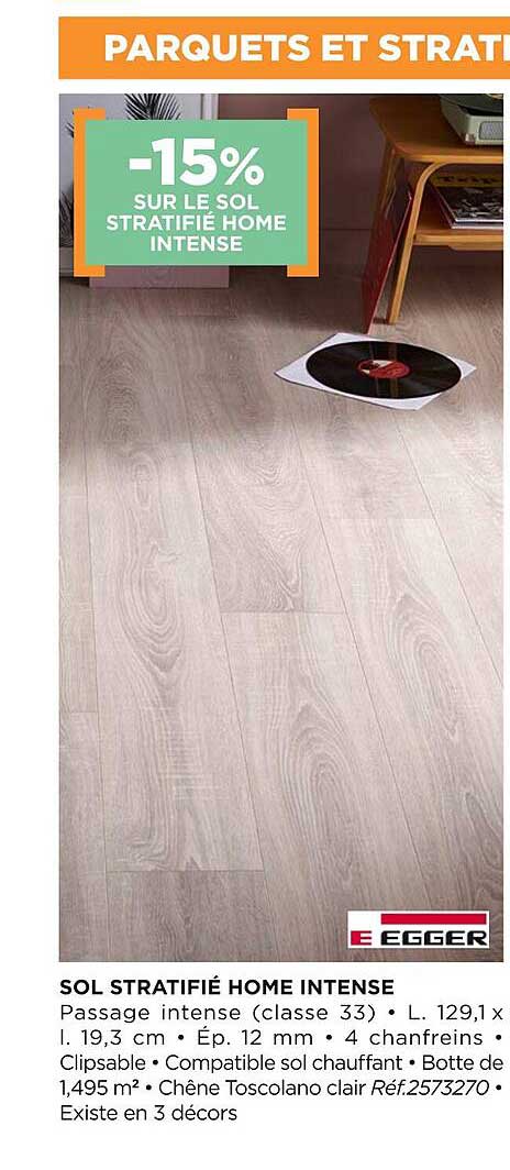 Sol Stratifié Home Intense