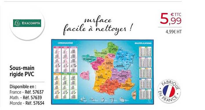 Sous-main Rigide Pvc Exacompta