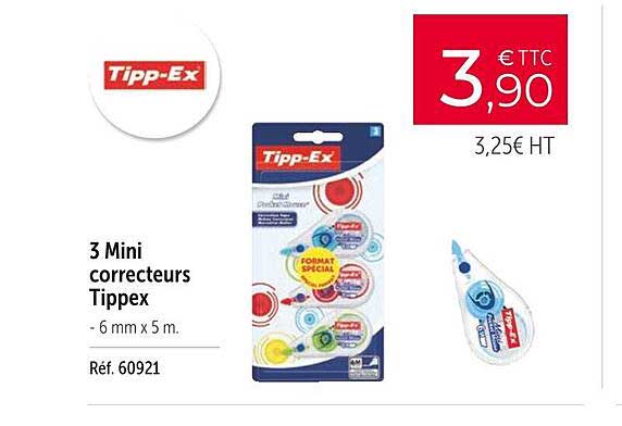 tippex 3 mini correcteurs