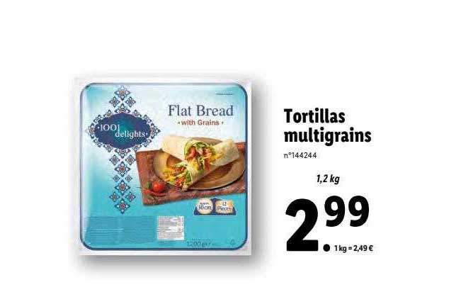 tortillas multigrains
