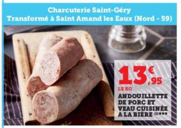 Andouillette De Porc Et Veau Cuisinée à La Bière