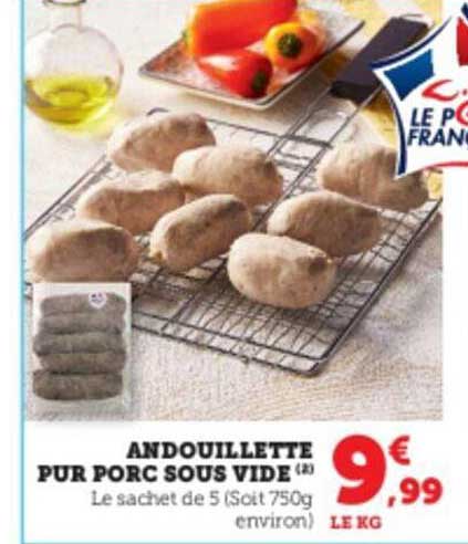 andouillette pur porc sous vide