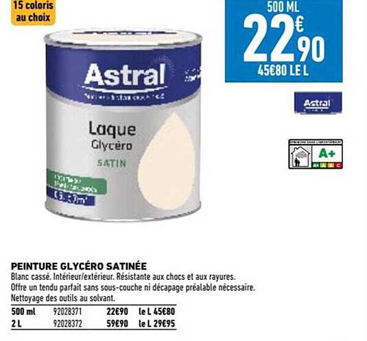astral peinture glycéro satinée