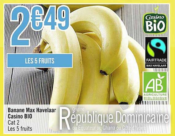 Banane Max Havelaar Casino Bio