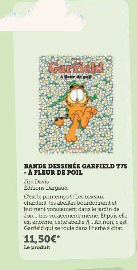bande dessinée garfield t75 - à fleur de poil jim davis