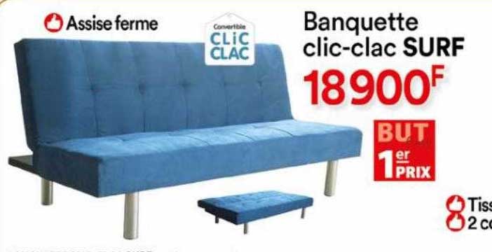 banquette clic-clac surf