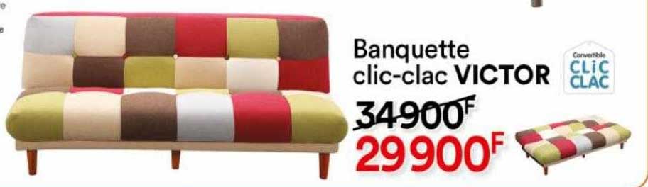 banquette clic-clac victor