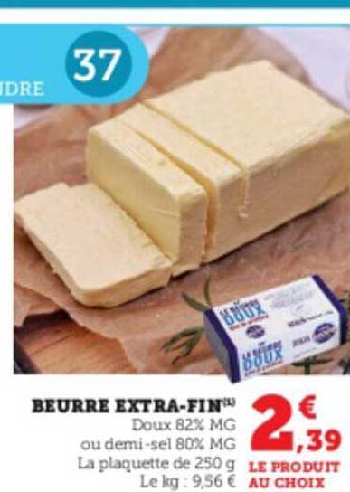 beurre extra-fin