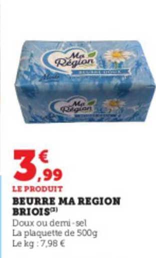 beurre ma région briois