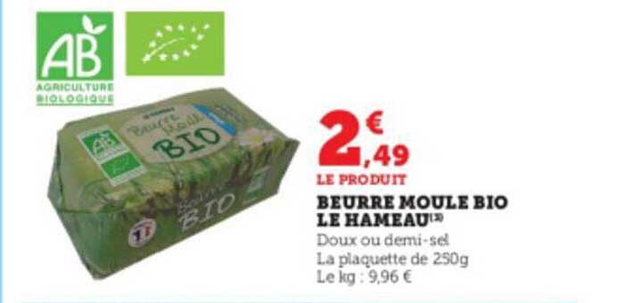 beurre moule bio le hameau