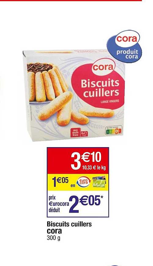 biscuits cuillers cora
