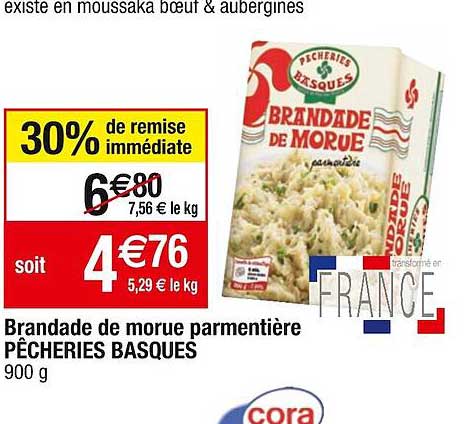 brandade de morue parmentière pêcheries basques