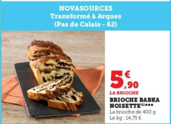 Brioche Babka Noisette